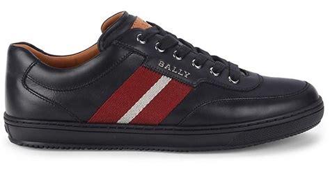 bally oriano leather sneakers.